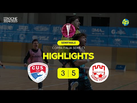 Cus Bari-Grimal Barletta 3-5 d.t.s. | HIGHLIGHTS | Coppa Italia Serie C1 2024-25