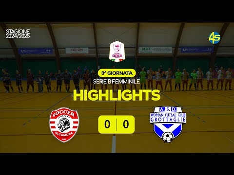 Soccer Altamura-WFC Grottaglie | HIGHLIGHTS Serie B Femminile