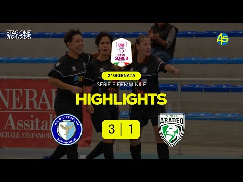 Virtus Cap-Briconow Aradeo 3-1 | HIGHLIGHTS Serie B Femminile