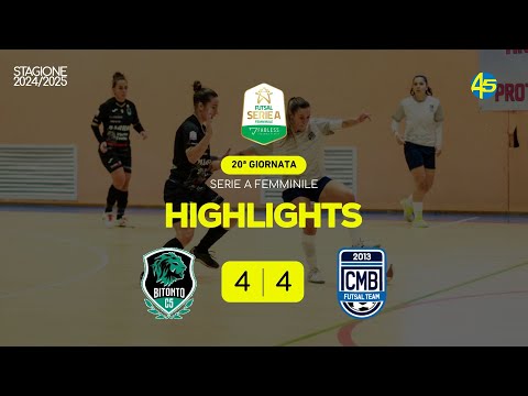 Bitonto-CMB 4-4 | HIGHLIGHTS | Serie A femminile 2024-25